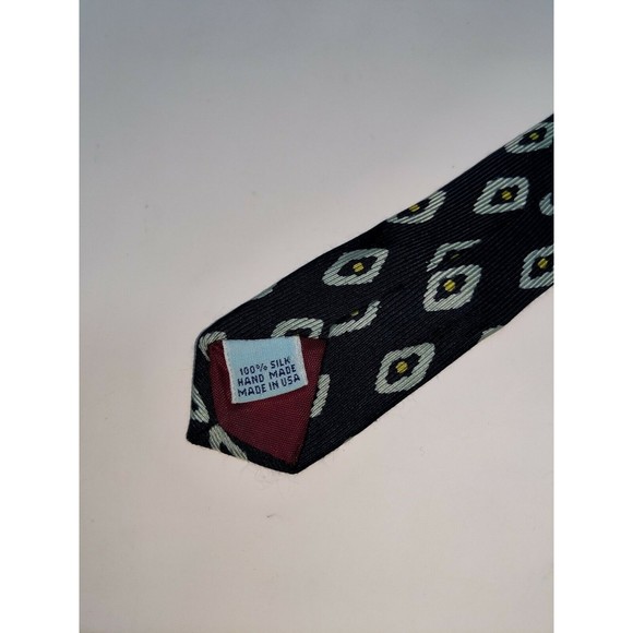 Abercrombie & Fitch Mens 100% Silk Neck Tie Abstract Mid Century Modern VTG 60s - Picture 6 of 6